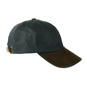 Heather Hamilton navy wax baseball cap 300